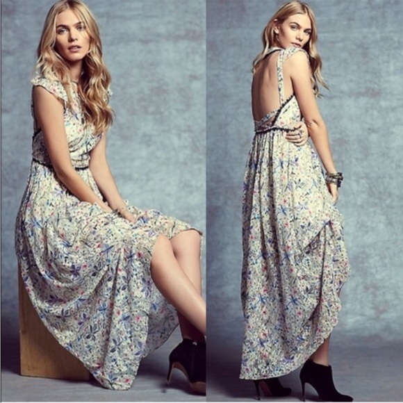 Free People Dresses & Skirts - Free People lace flower spring garden maxi dress size 4